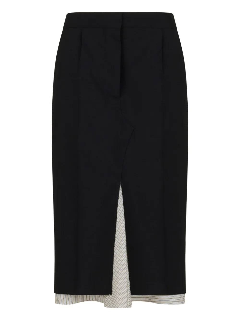 Marni split-hem pencil skirt - ブラック Marni split-hem pencil skirt - ブラック