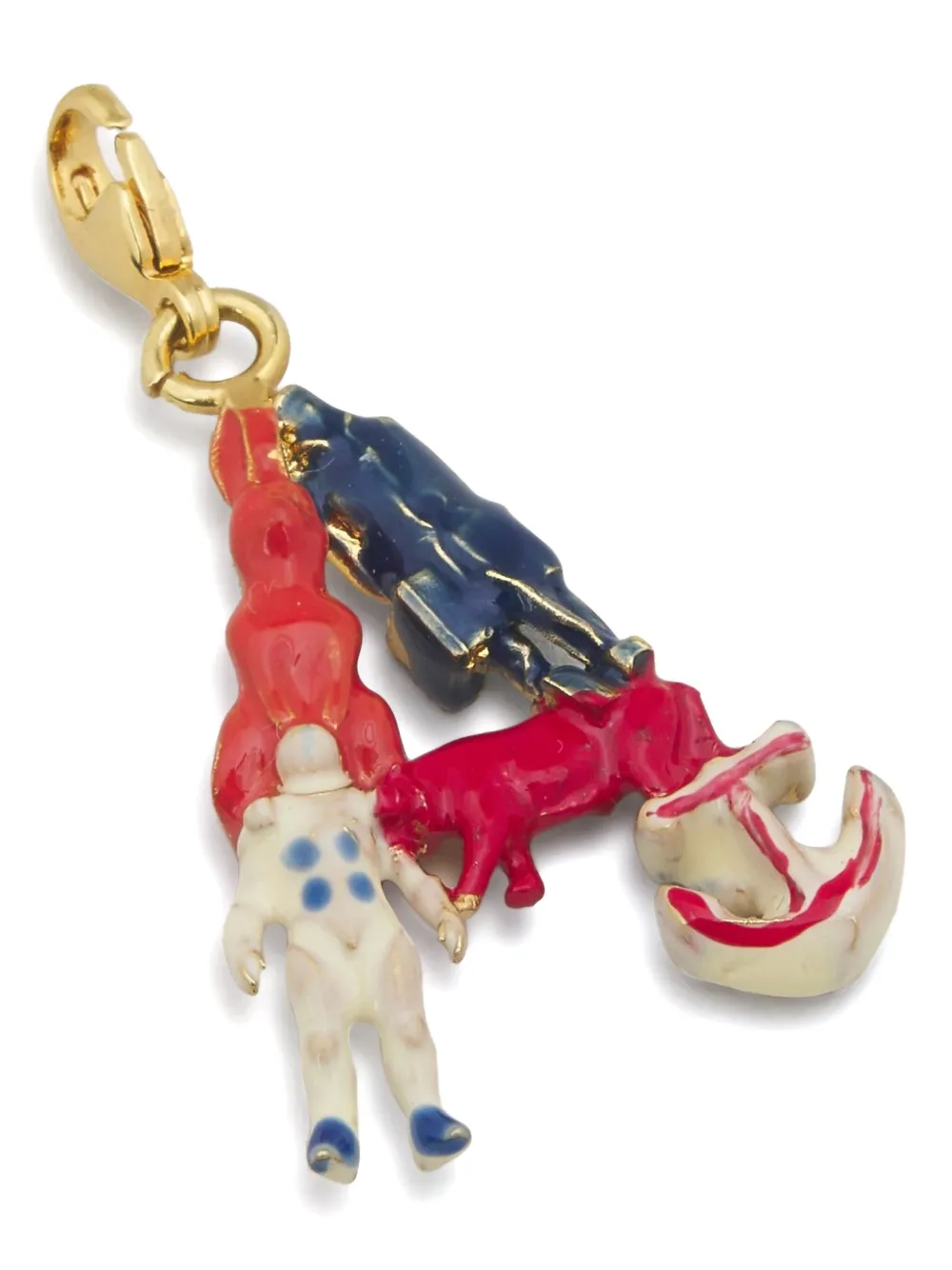 Marni Alphabet "A" charm keyring Veelkleurig