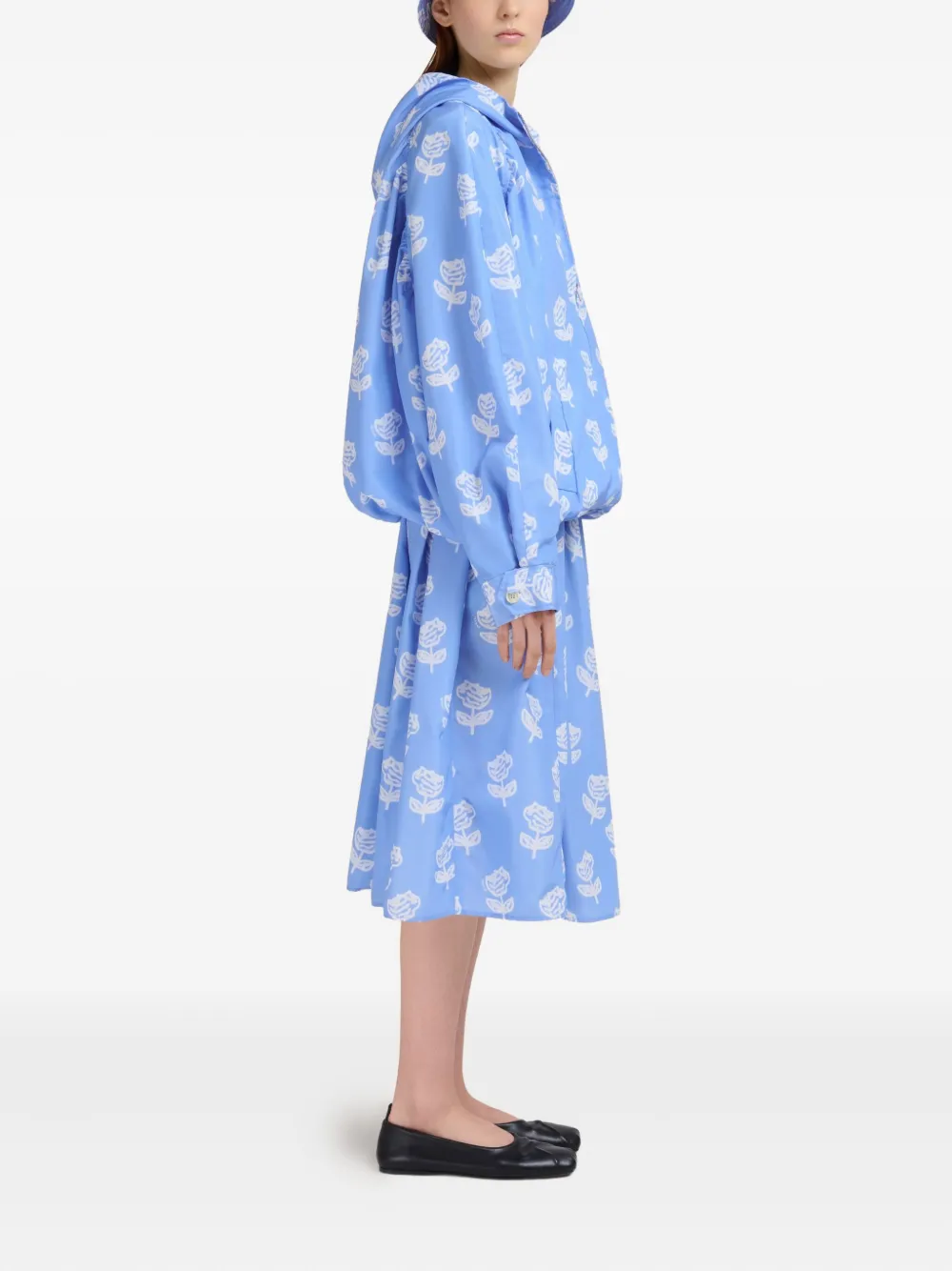 Marni Jack met bloemenprint Blauw