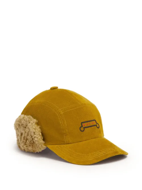 Casquette gavroche à logo à ornements - Marni - Modalova