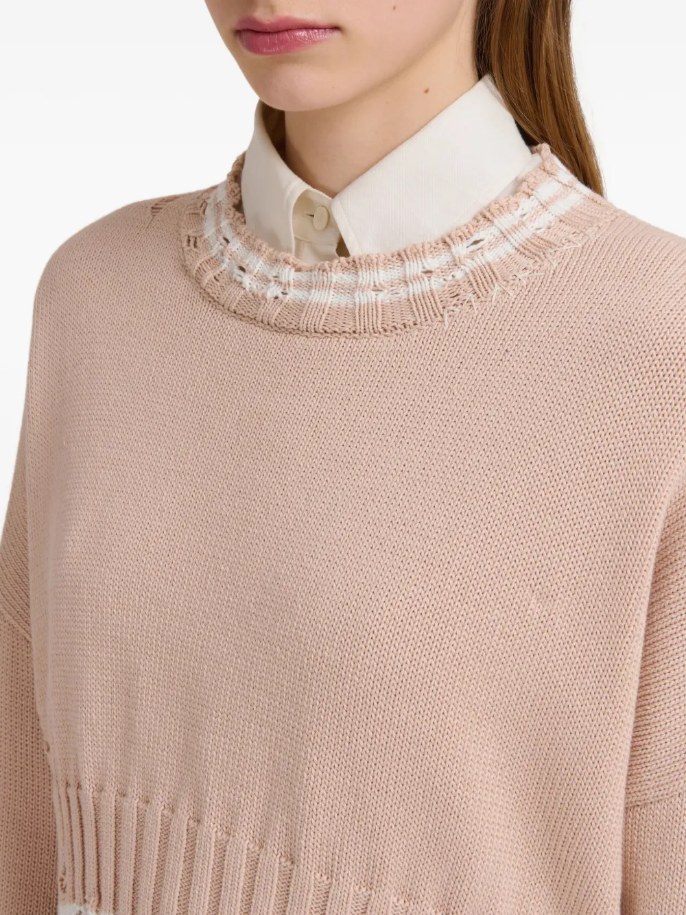 Marni Cropped trui Beige