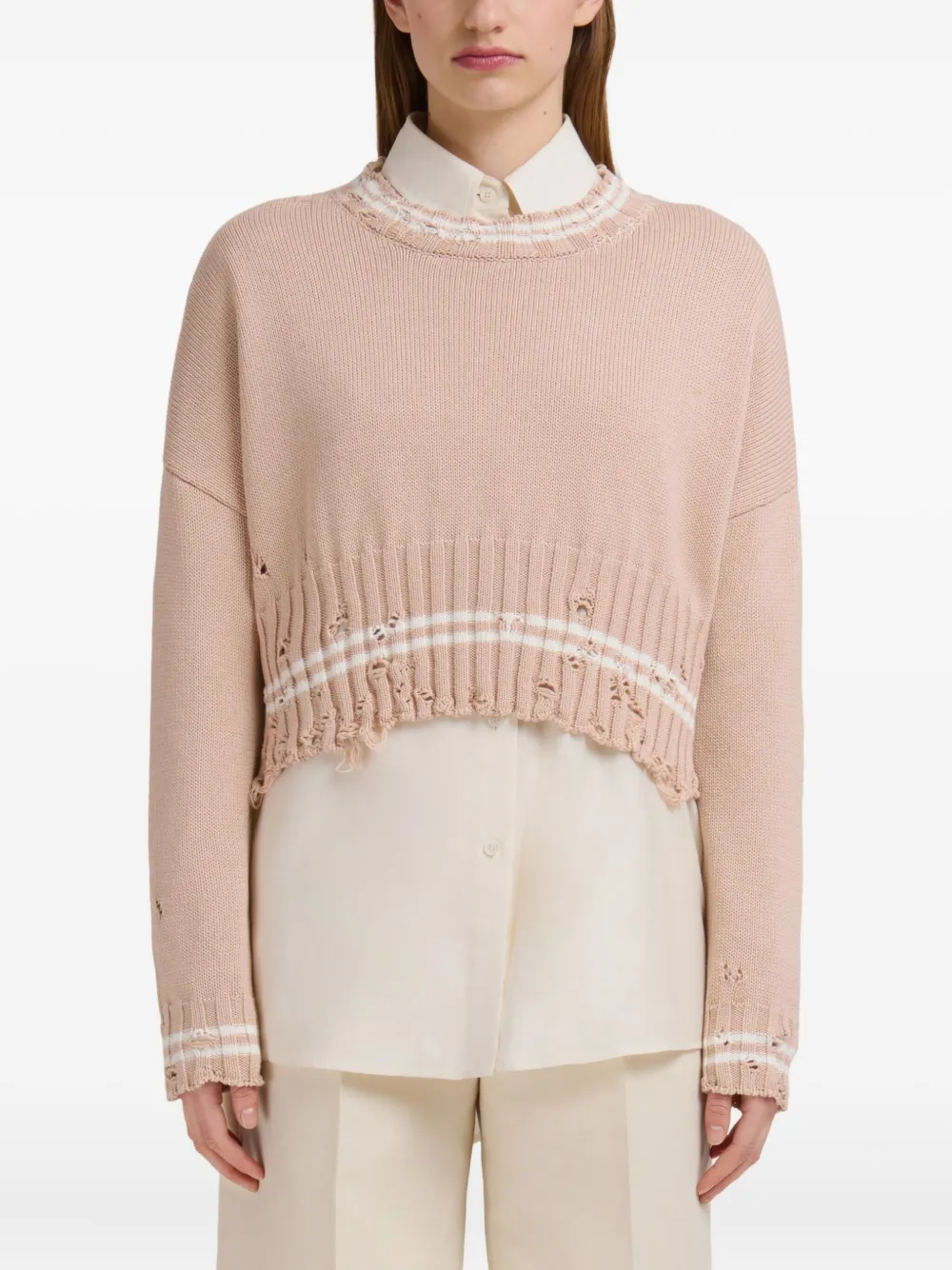 Marni cropped sweater | Knitted Sweaters | Image 2