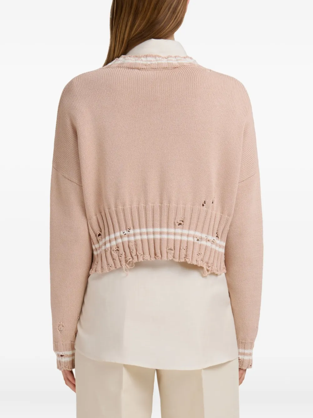 Marni Cropped trui Beige