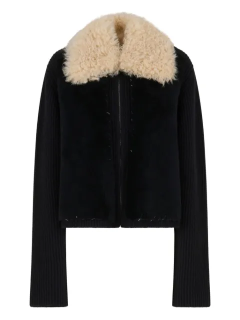 Marni ファーカラー ジップ ジャケット