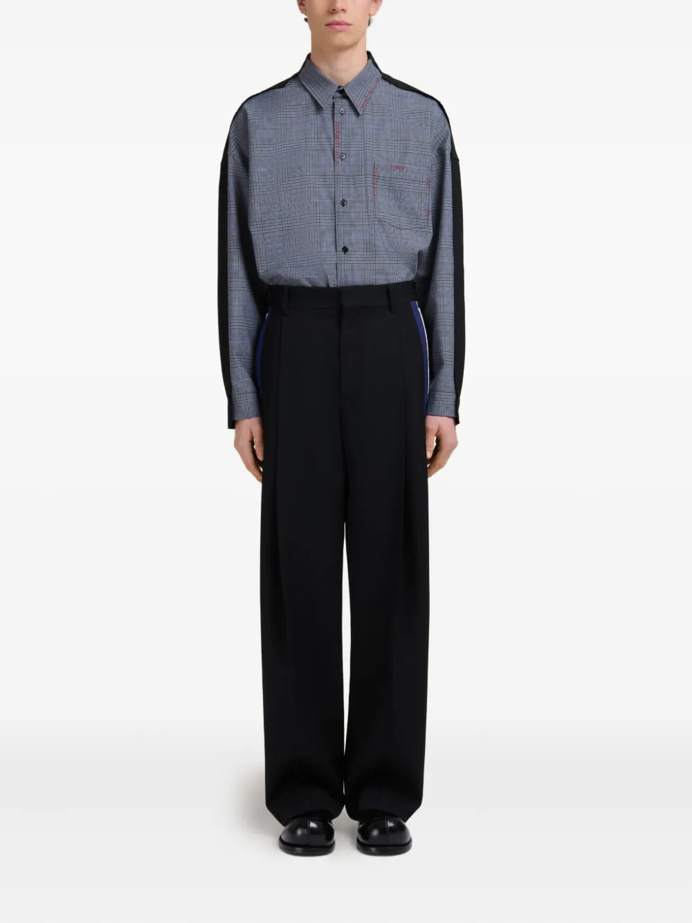 Marni Straight broek - Zwart