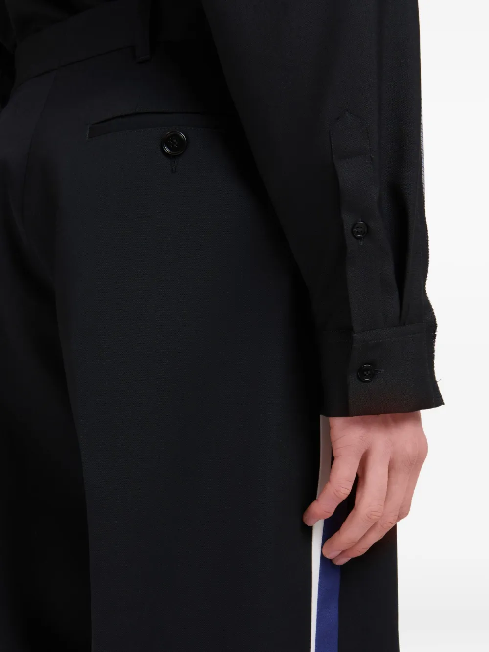 Marni Straight broek Zwart