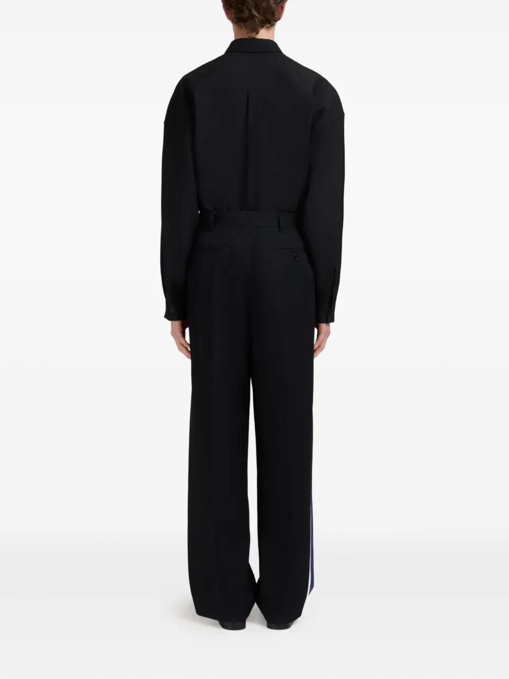 Marni Straight broek Zwart