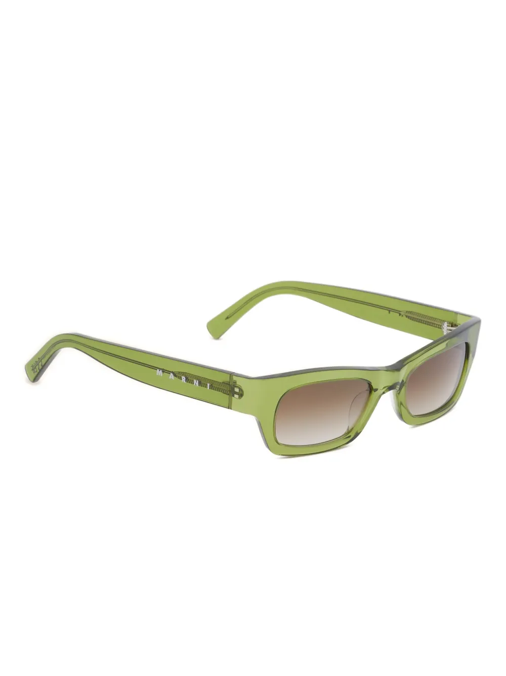 Marni Eyewear rectangular-frame sunglasses - Groen
