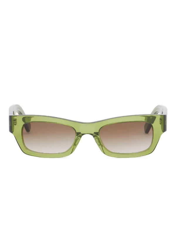 Marni Eyewear スクエアフレーム サングラス | グリーン | FARFETCH JP