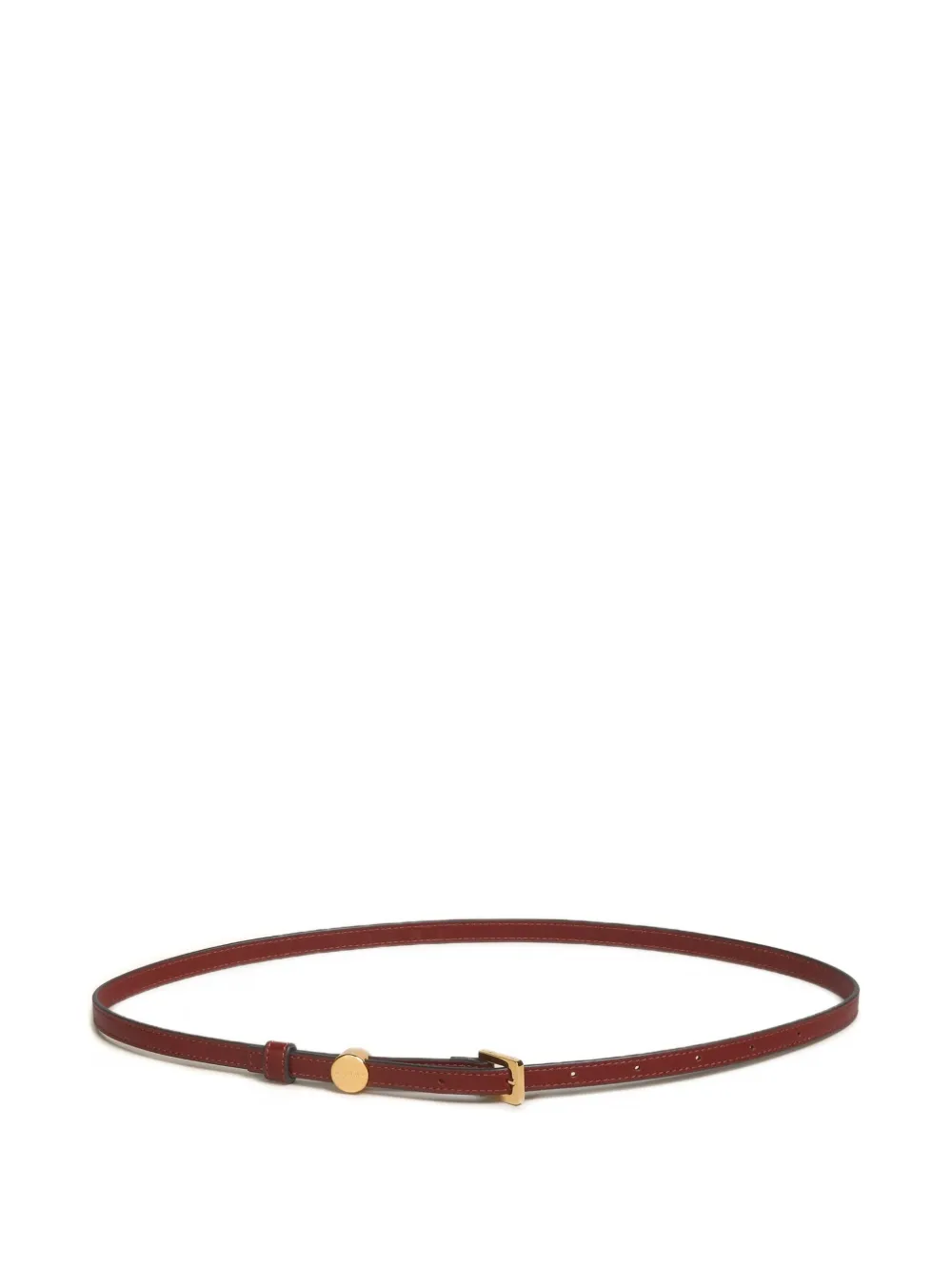 Marni Leren riem Rood