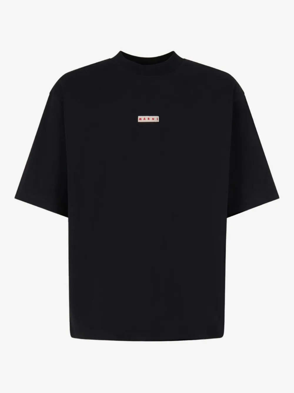 Marni logo印花棉T恤 | 黑色 | Image 1