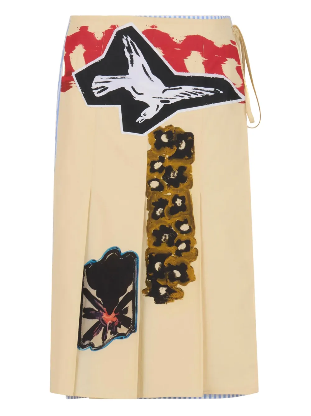 Marni Graphic-print Cotton Skirt
