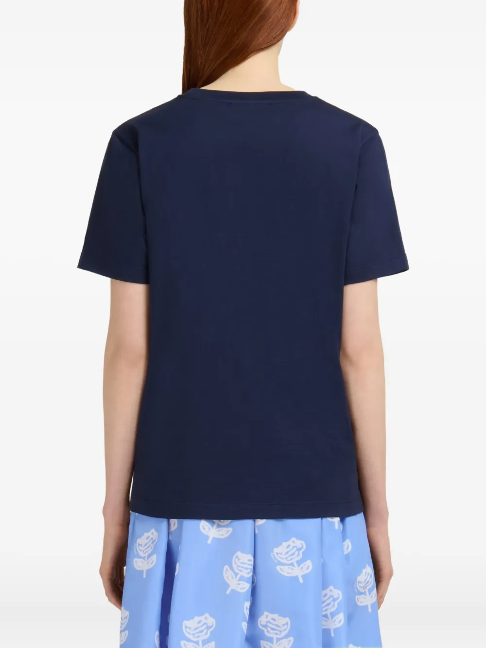 Marni T-shirt met logoprint Blauw