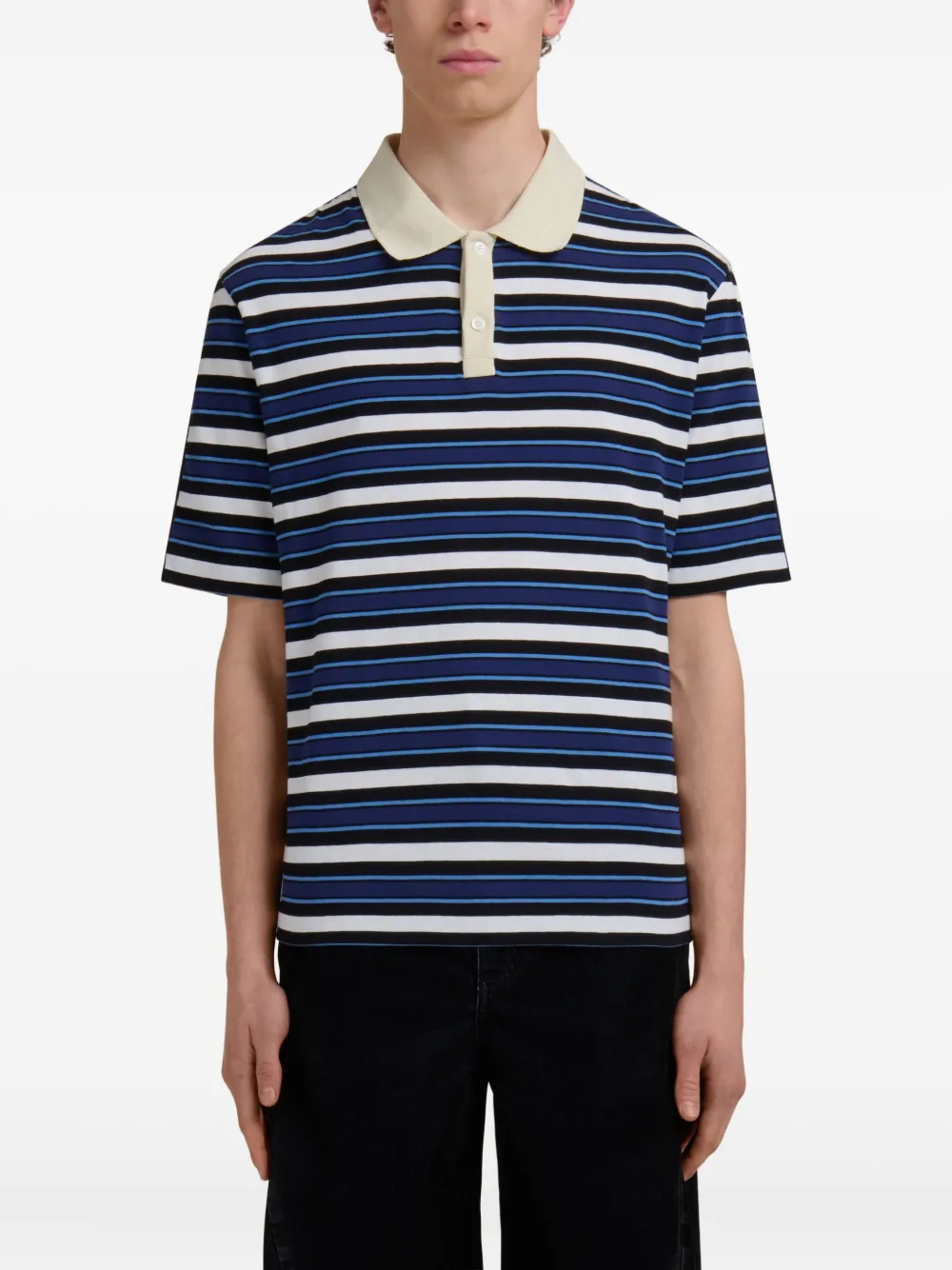 Marni striped cotton polo shirt | Image 2