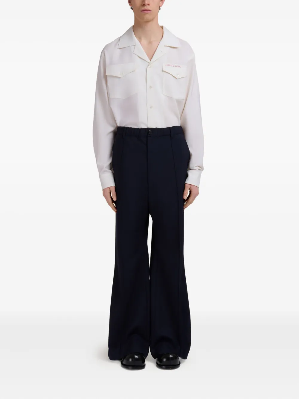 Marni wide-leg flared trousers | Pantalones rectos y con corte regular | Image 2