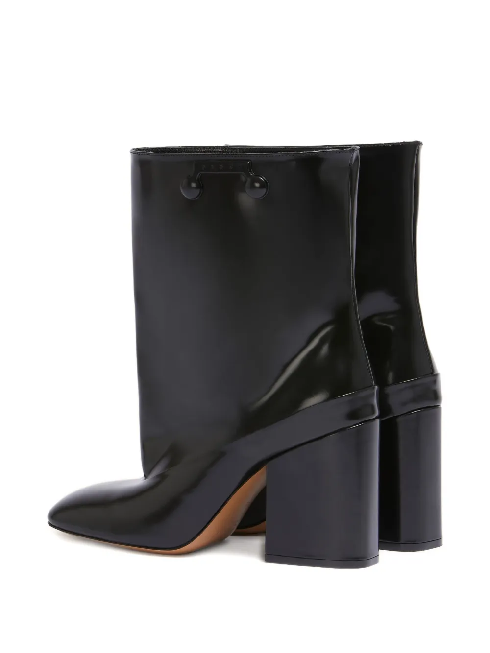 Marni Trunkaroo block-heel ankle boots Black