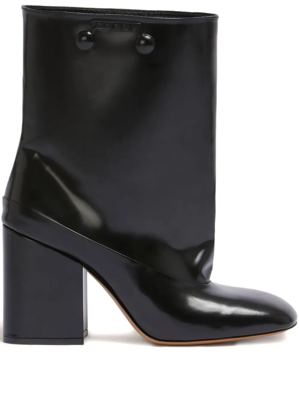 Marni Trunkaroo block-heel ankle boots Black