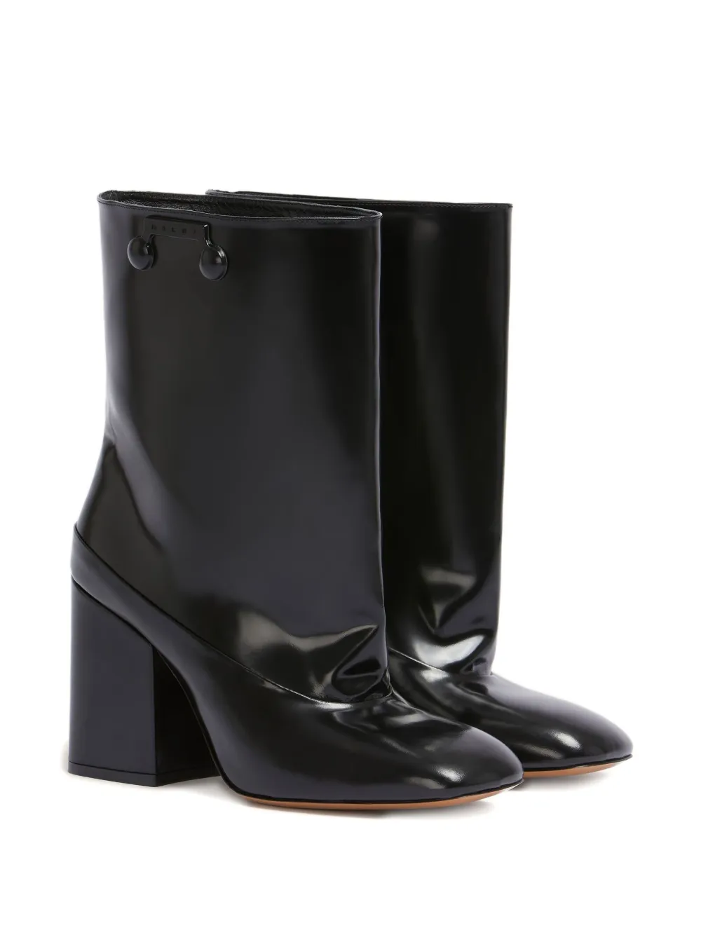 Marni Trunkaroo block-heel ankle boots Black