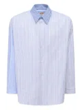 Marni striped button-up shirt - Blue