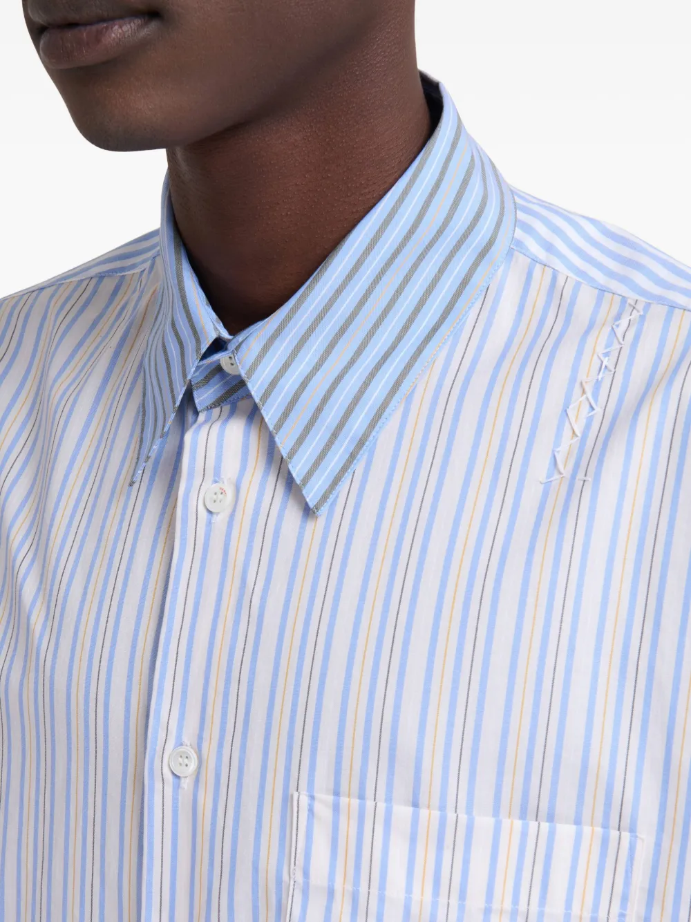 Marni Gestreept overhemd Blauw