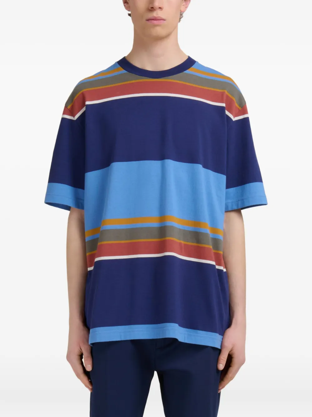 Marni Gestreept T-shirt - Blauw