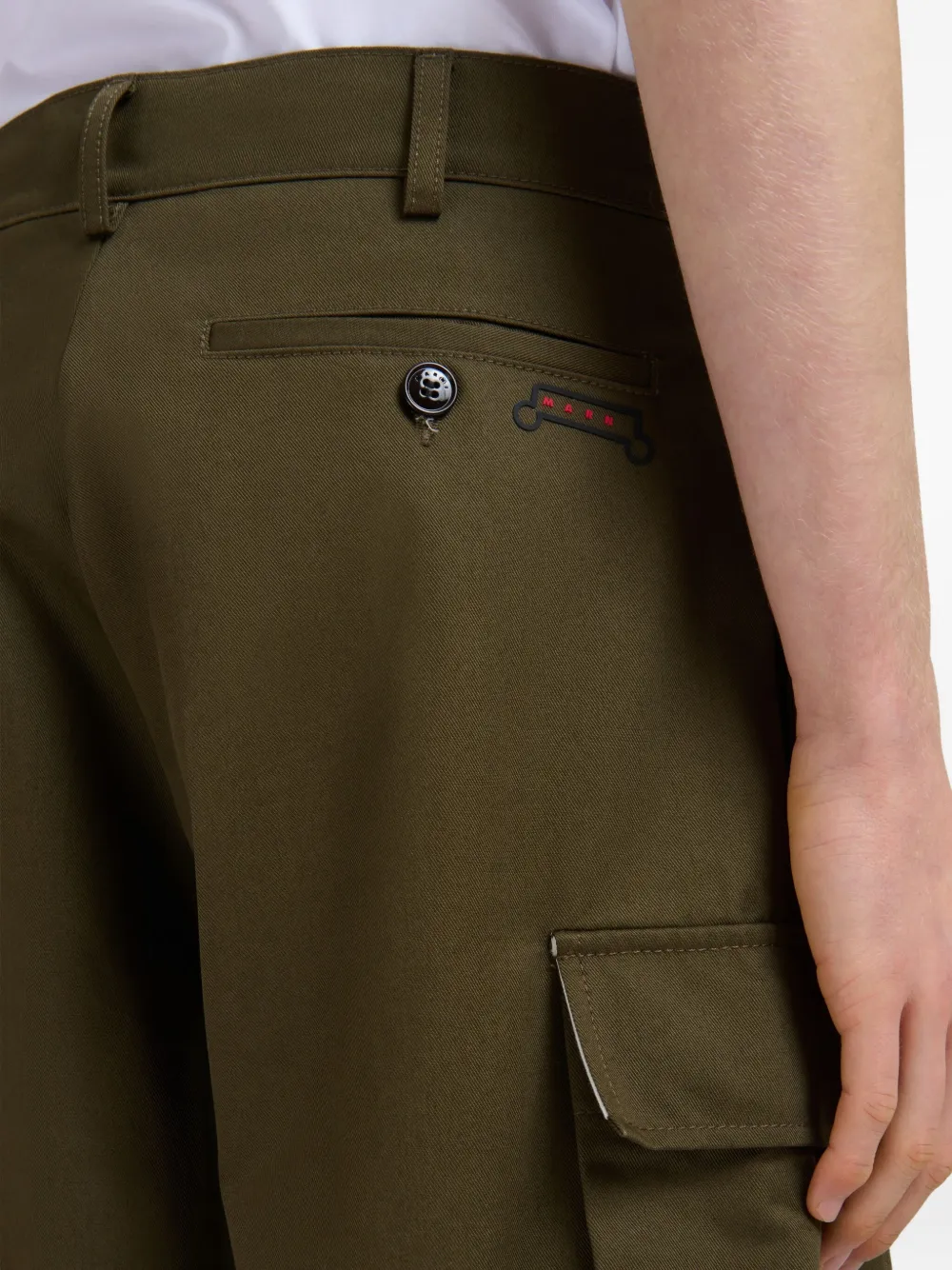 Marni Cargo shorts 00V58 DEEPSAGE