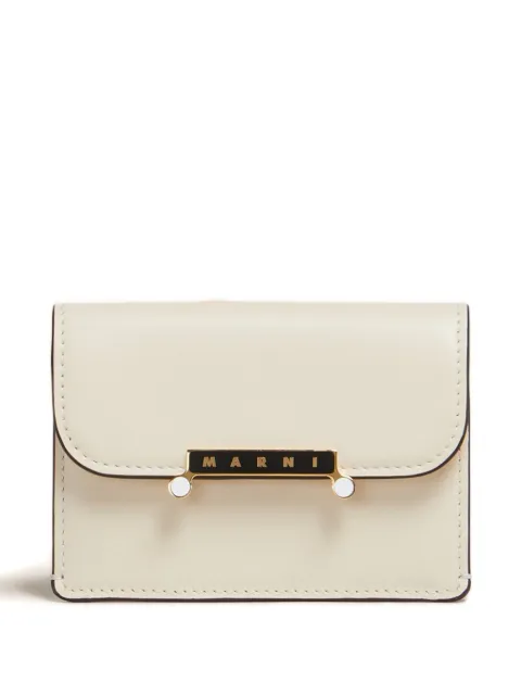 Marni leather envelope flap wallet