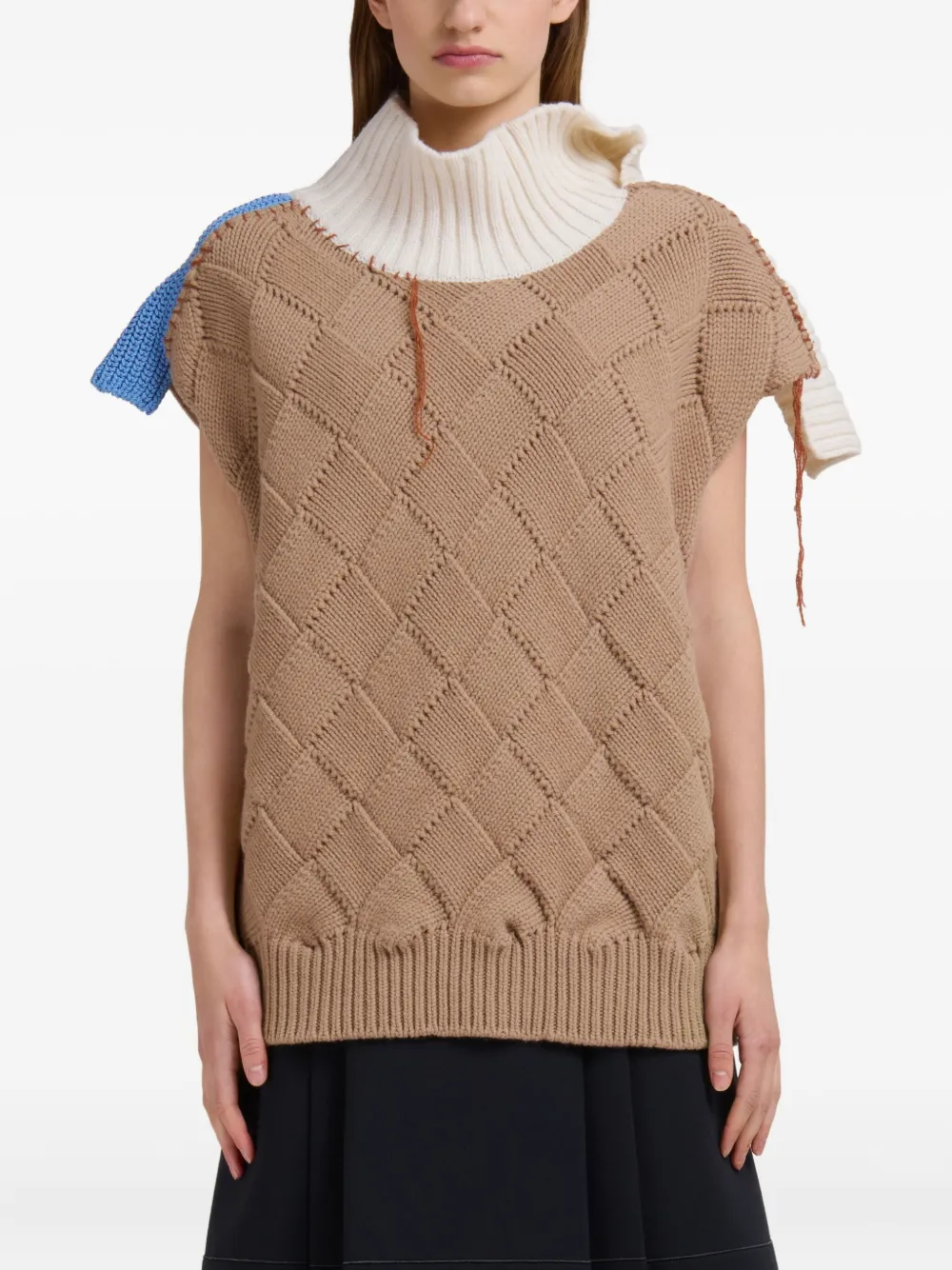 Marni T-shirt met textuur MXW36 DUNE