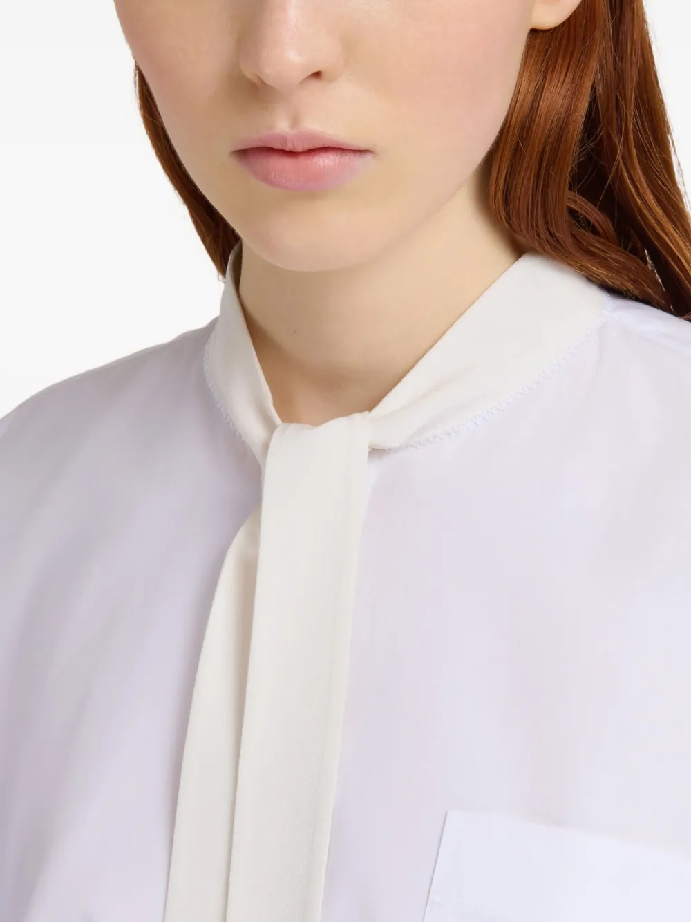 Marni Blouse met strik Wit