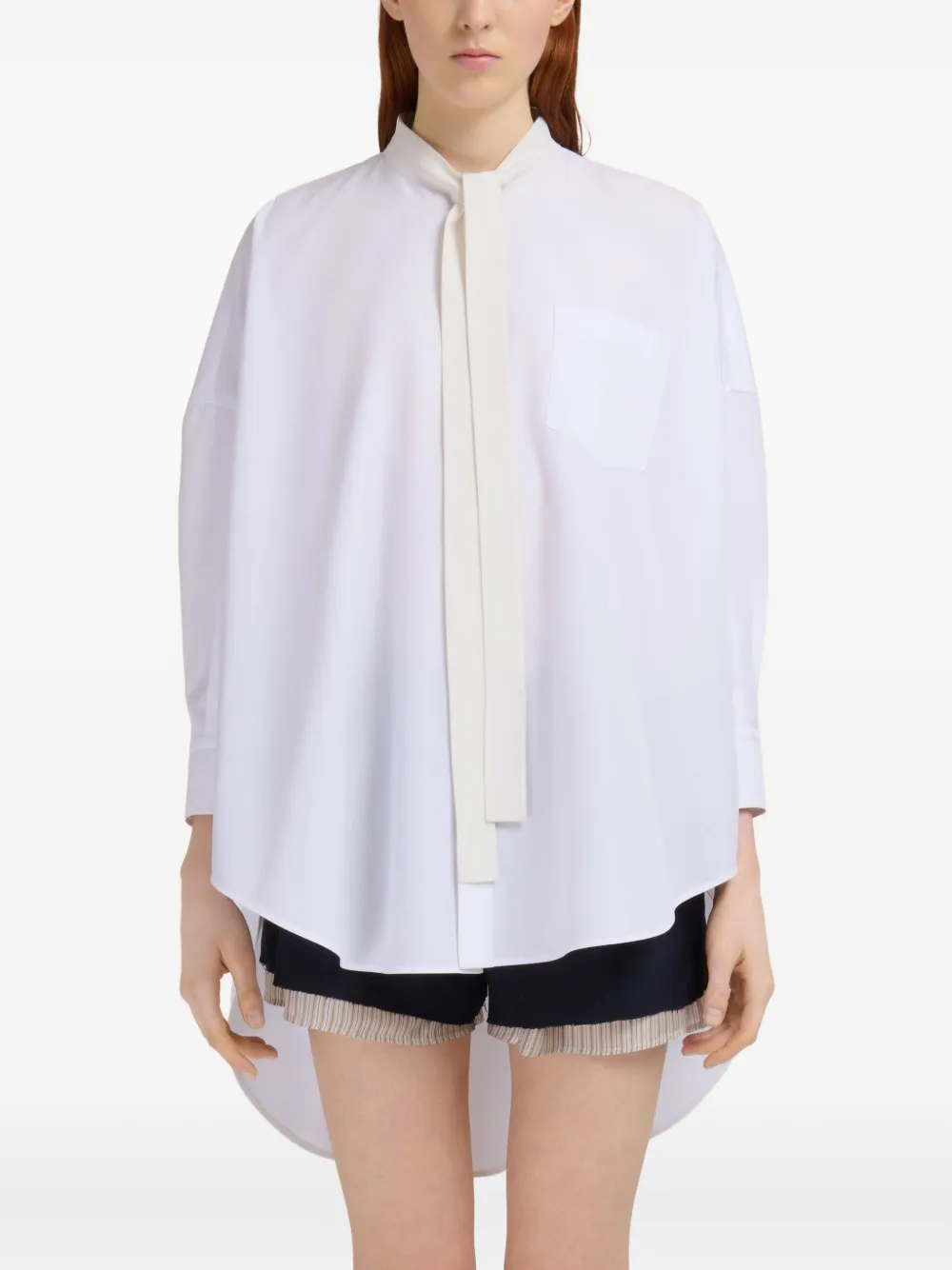 Marni Blouse met strik - Wit