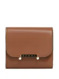 Marni leather wallet - Brown