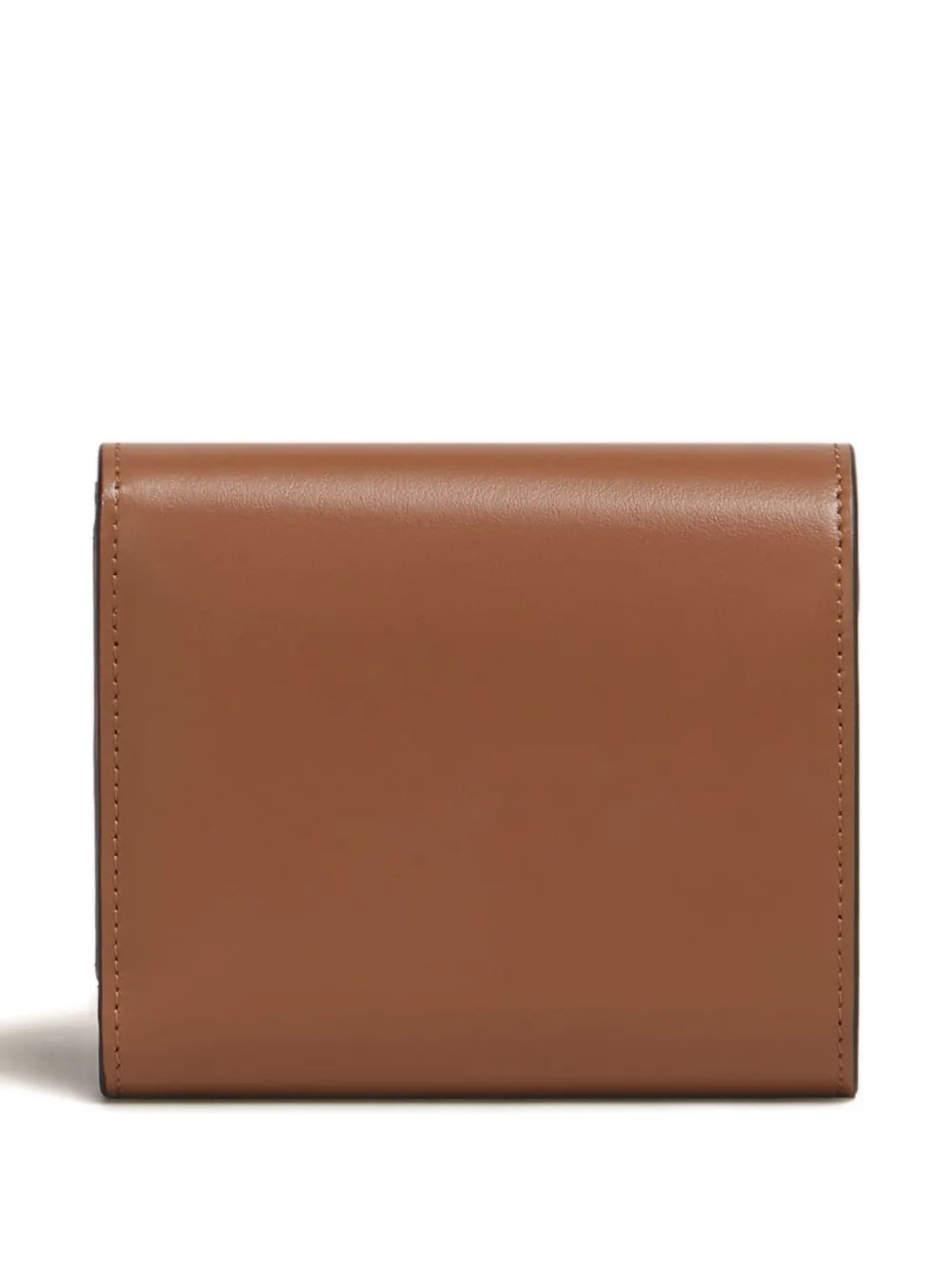 Marni Leren portemonnee Bruin
