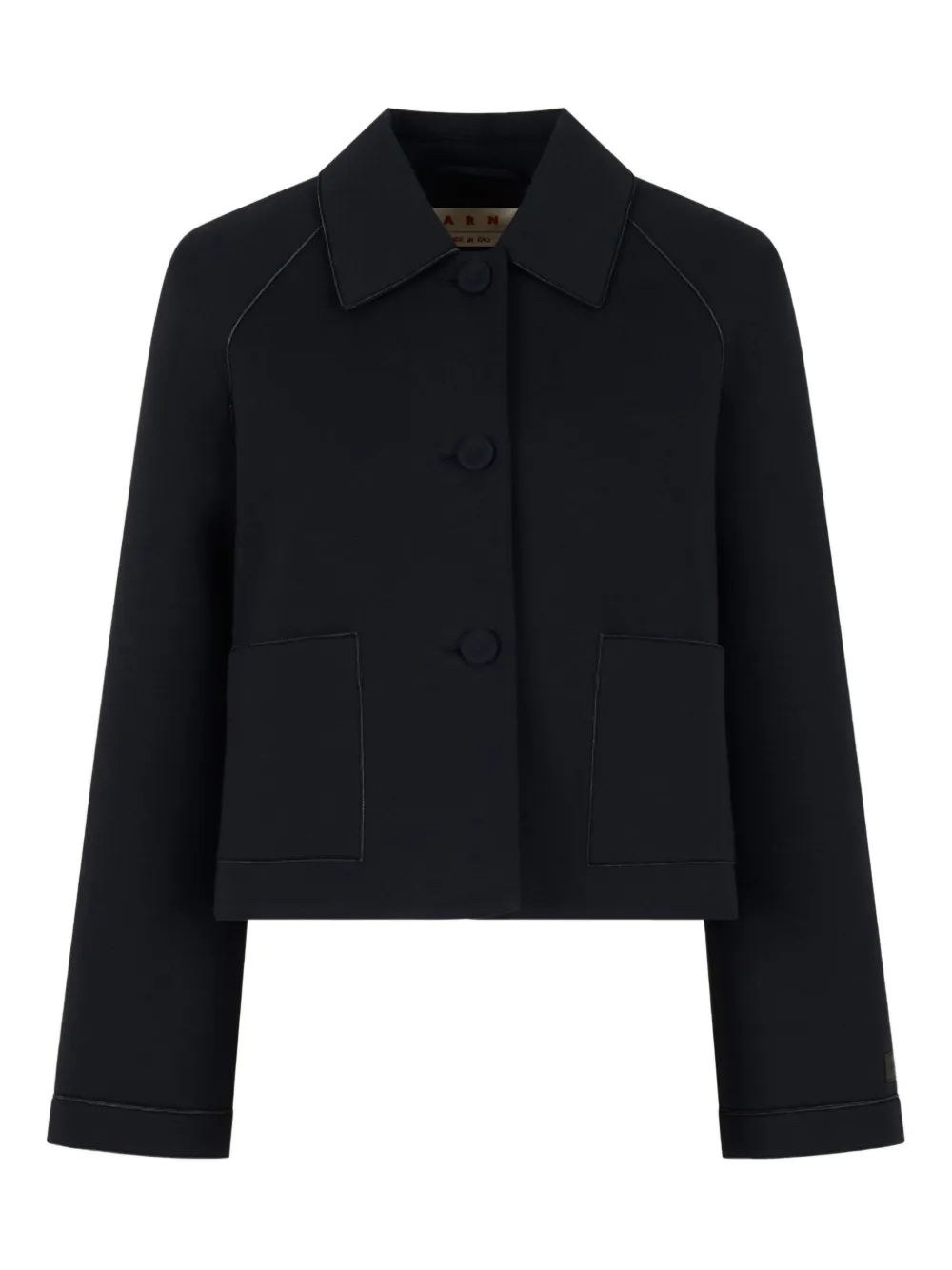 Marni Button-up jack Zwart