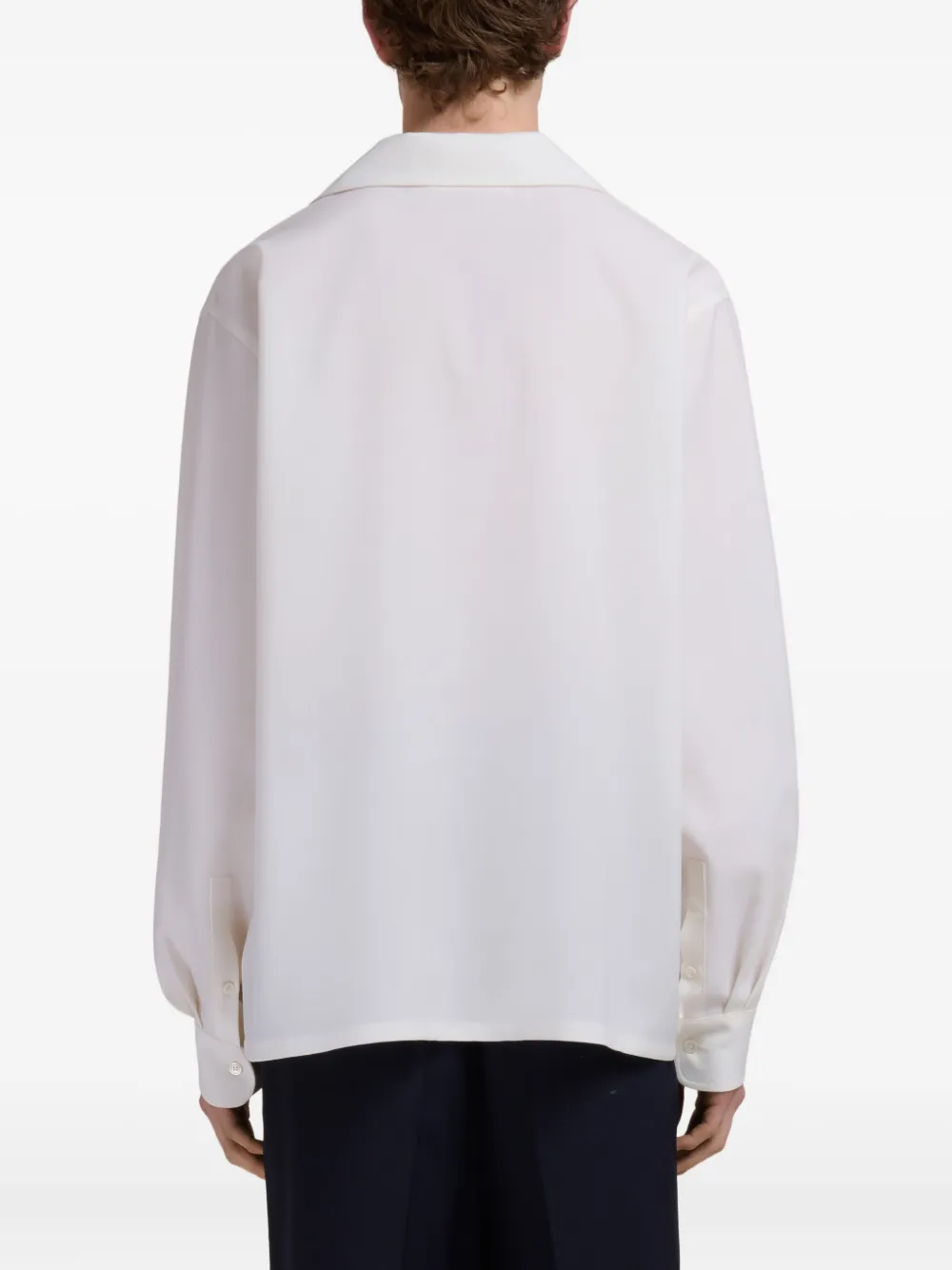 Marni Button-up overhemd met opgestikte zakken Wit