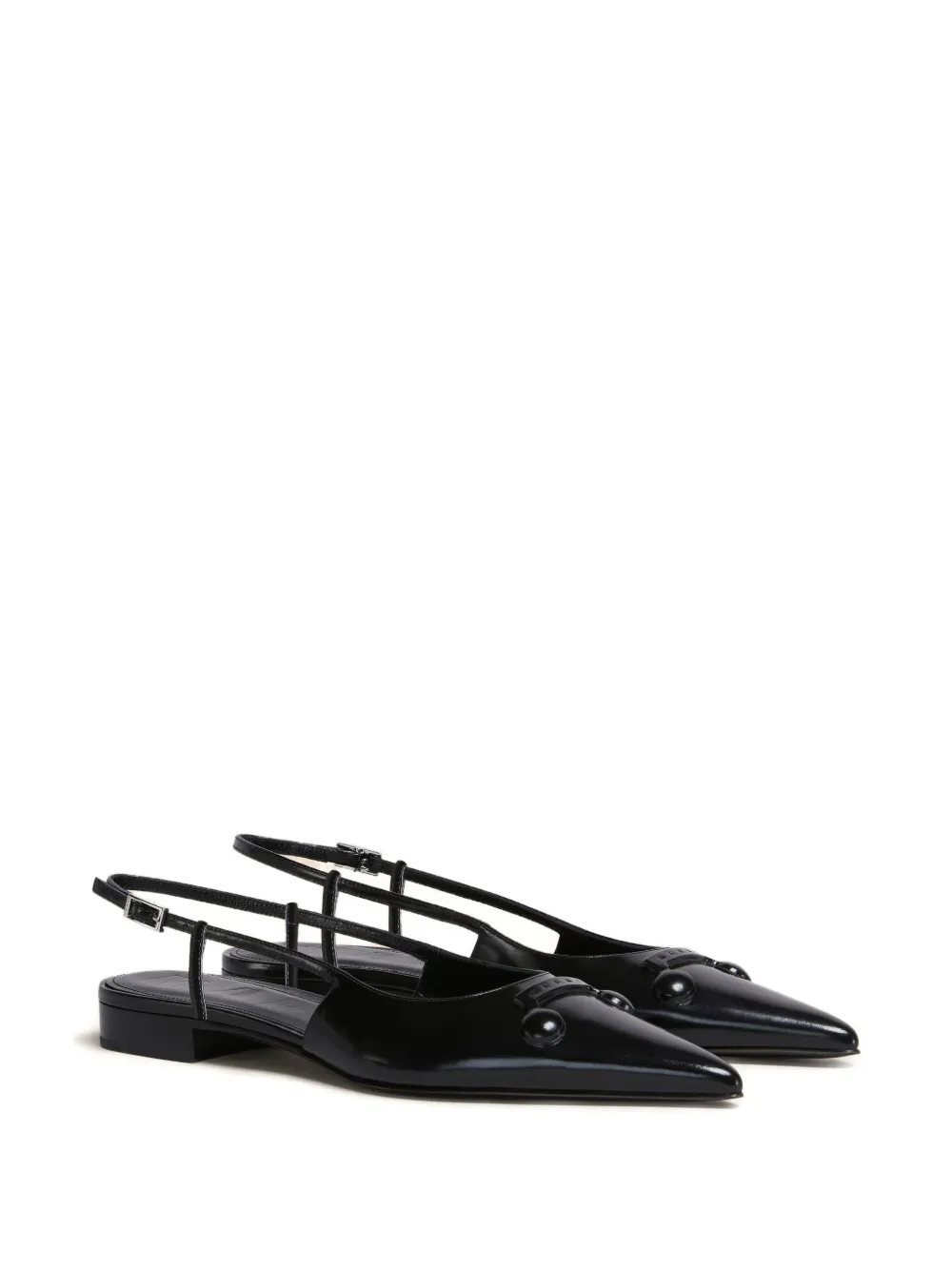 Marni pointed-toe slingback sandals | Flat Sandals | Image 2