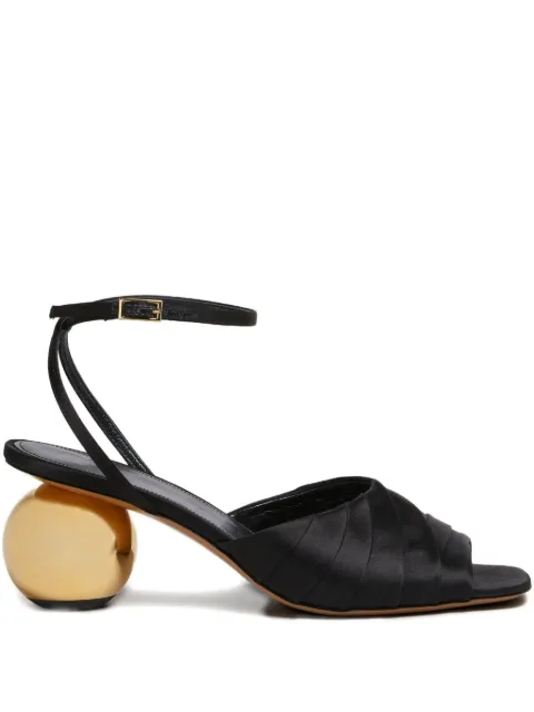 Marni sandalias con tacón escultural