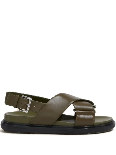 Marni cross-strap flat sandals