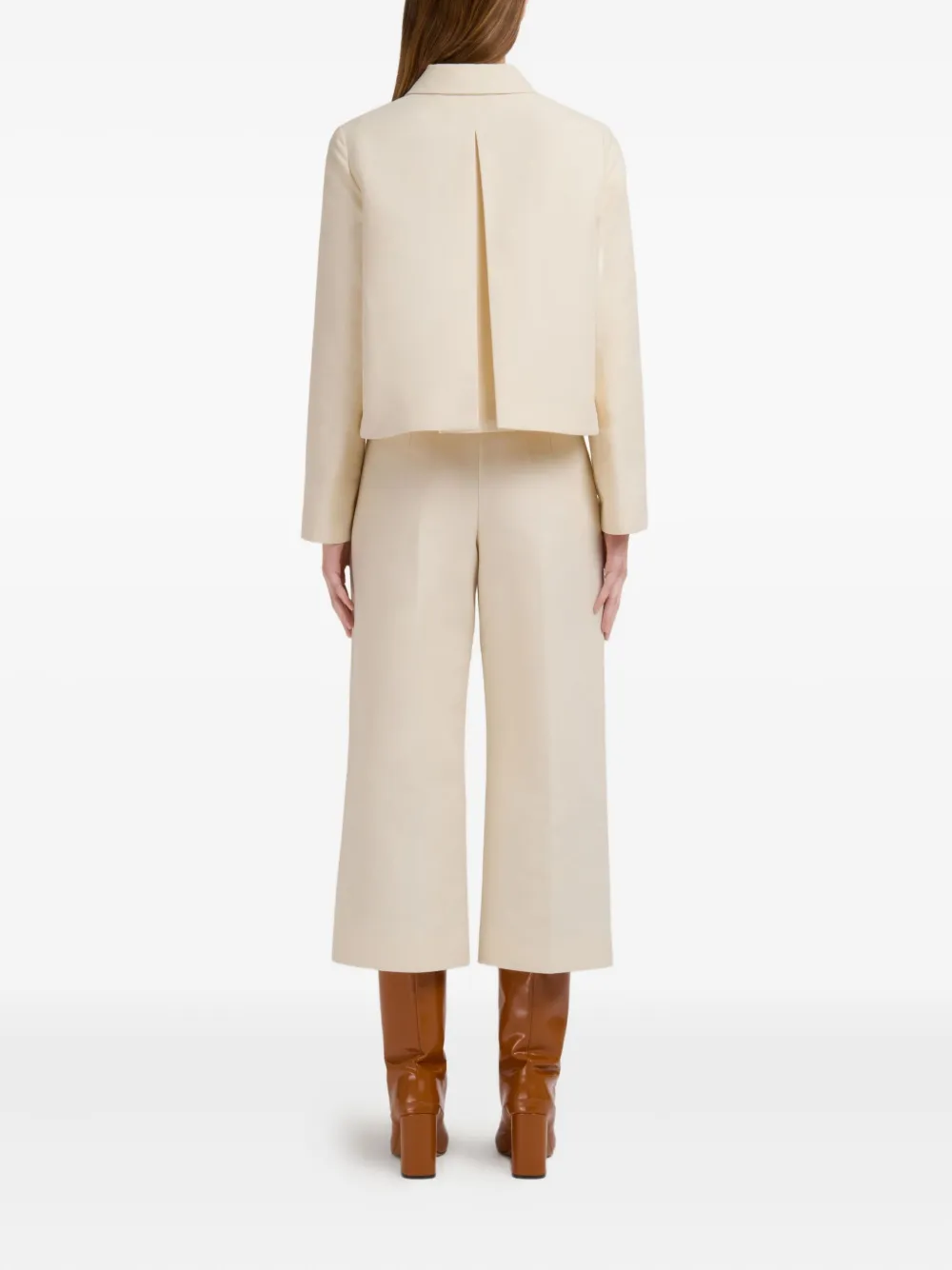 Marni Katoenen cropped jack Wit