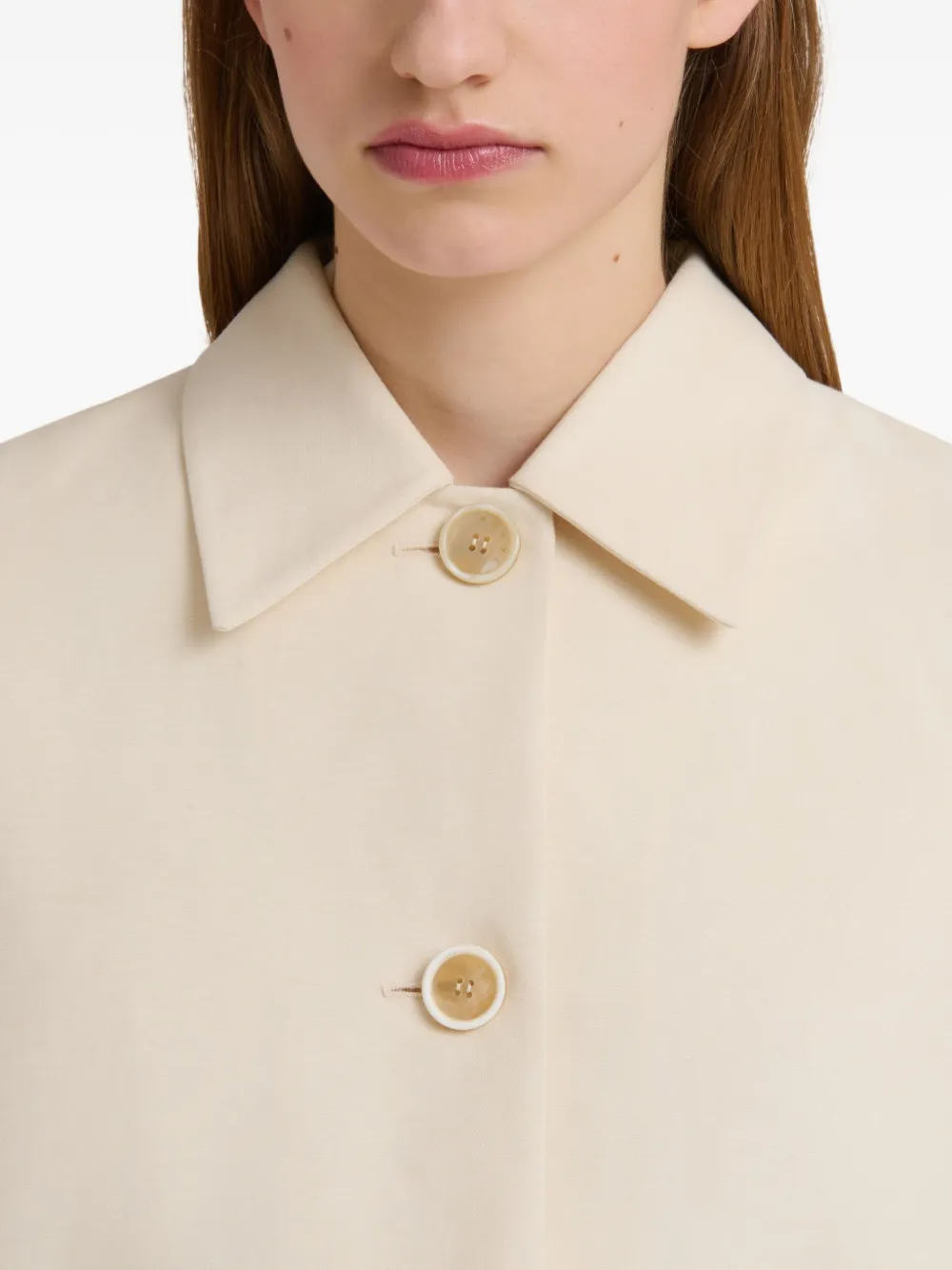 Marni Katoenen cropped jack Wit
