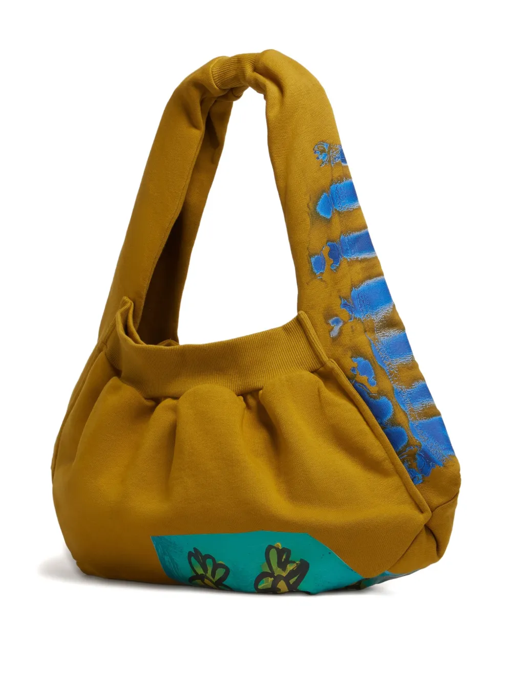 Marni Shopper met bloemenpatroon Geel