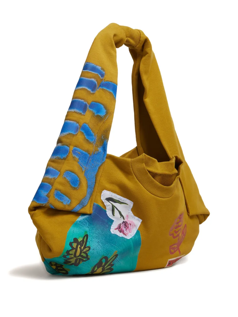 Marni Shopper met bloemenpatroon Geel
