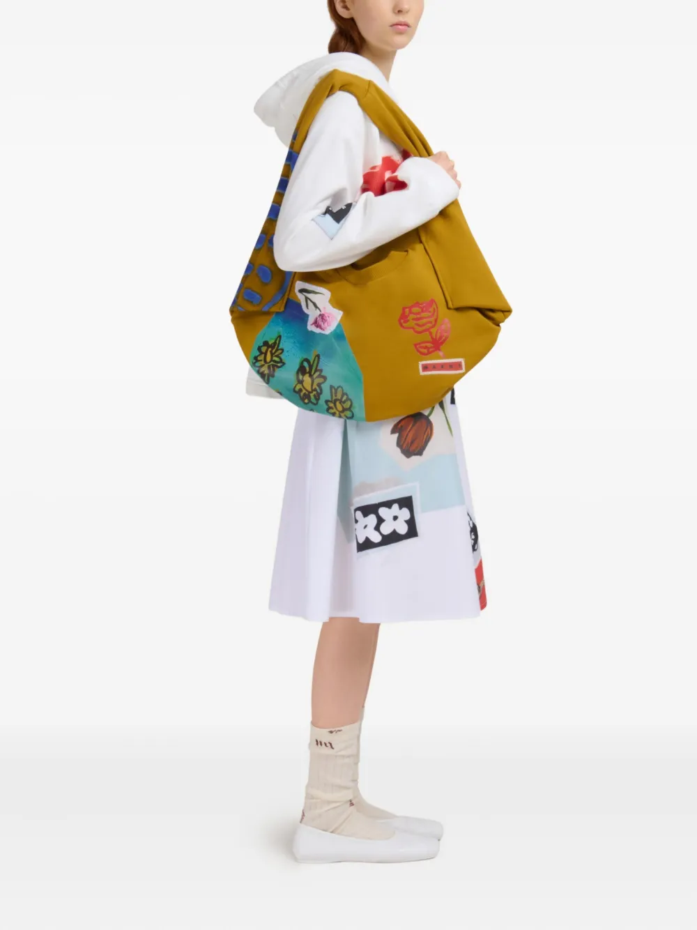 Marni floral-motif tote bag | Image 2