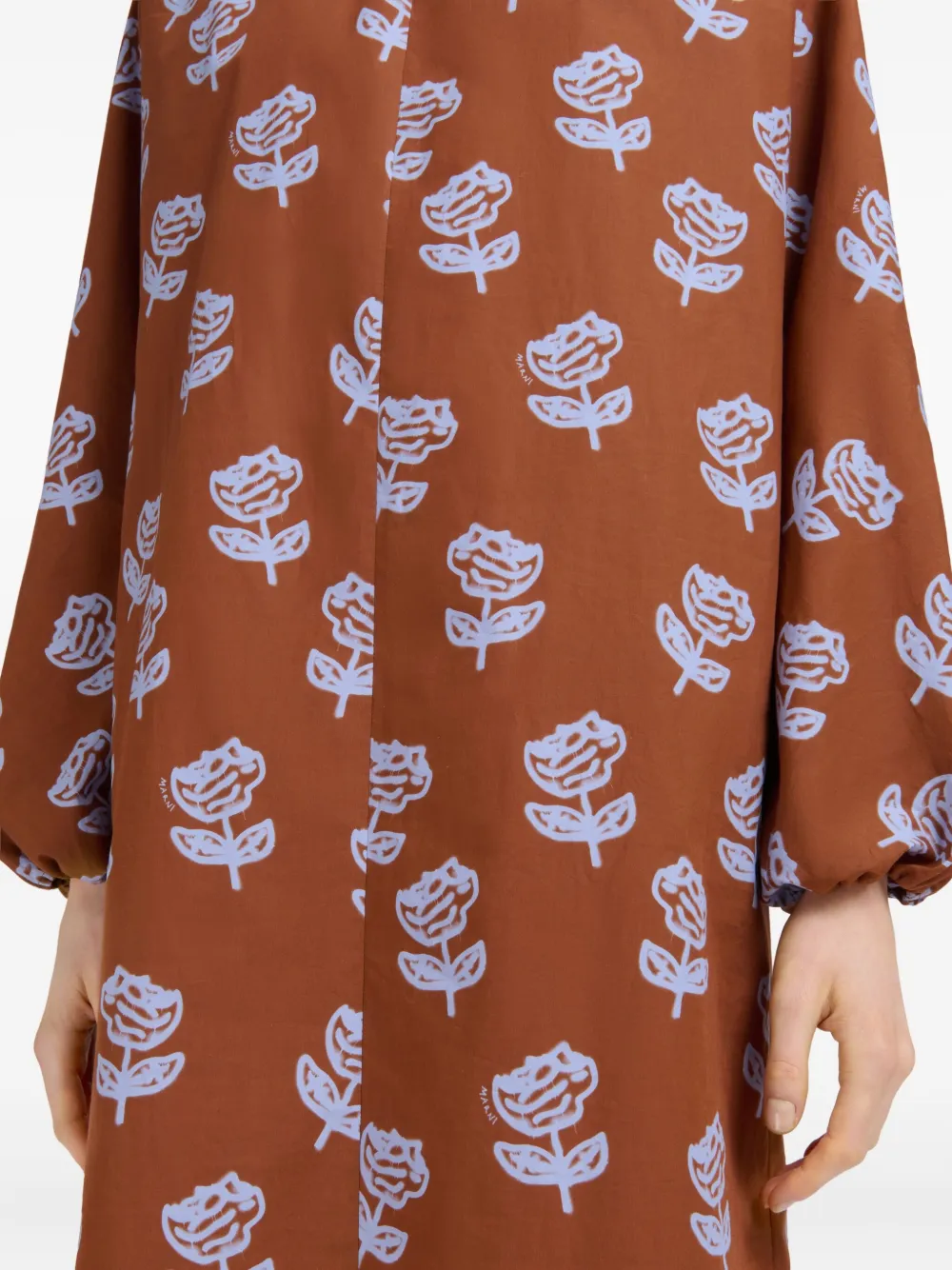 Marni Jurk met bloemenprint Rood
