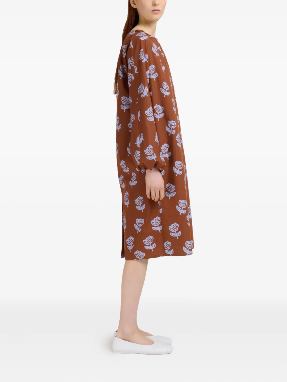 Marni Jurk met bloemenprint Rood