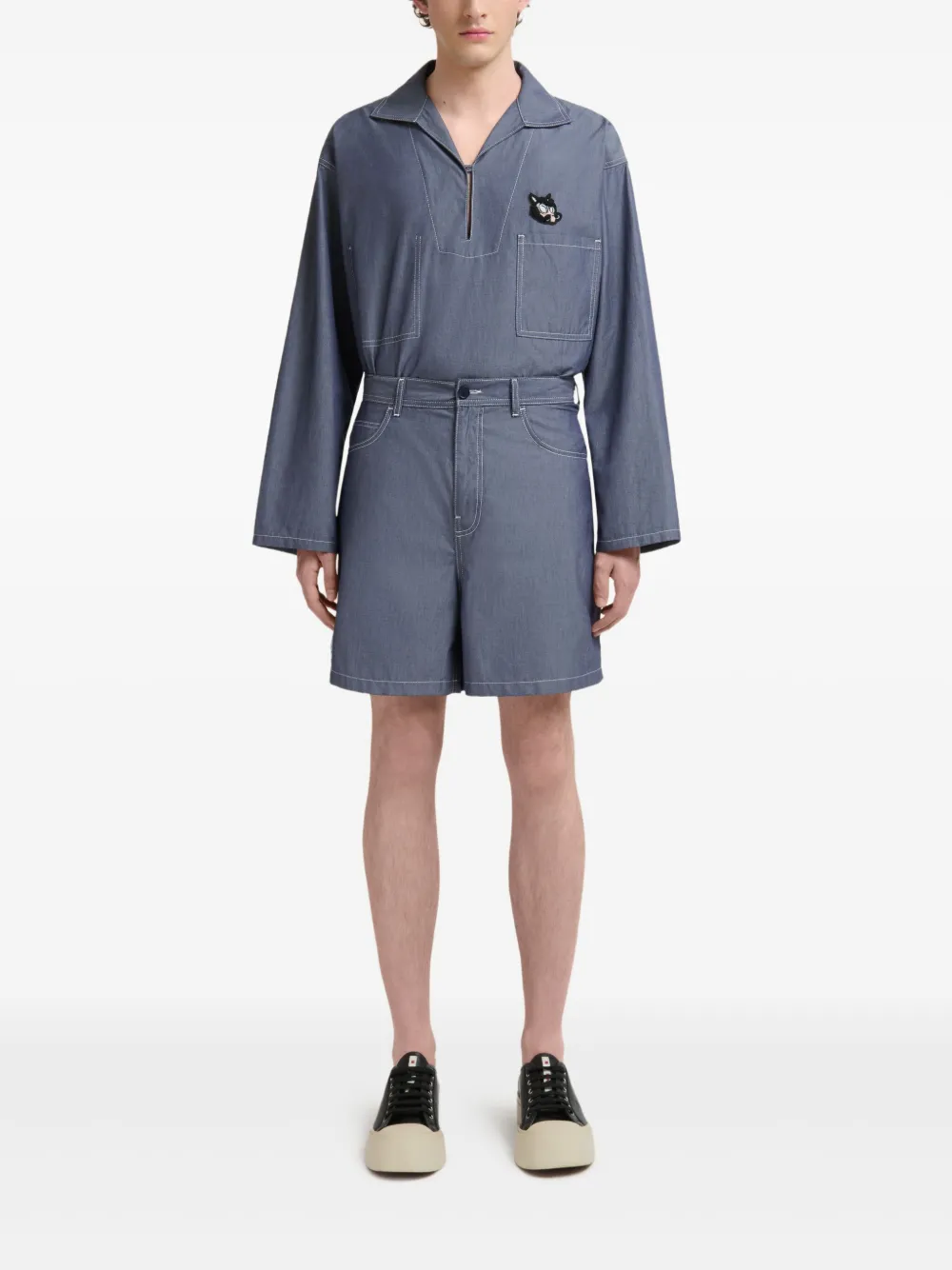 Marni chambray short | Bermuda Shorts | Image 2