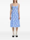 Marni floral print slip dress - SRB50 blue