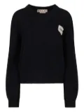 Marni cashmere balloon-sleeve sweater - Black