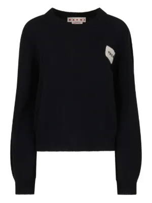 【送料&関税込】Marni Crew Neck Long Sleeeves Sweater Marni CREW NECK SWEATER Blue | BSTN Store