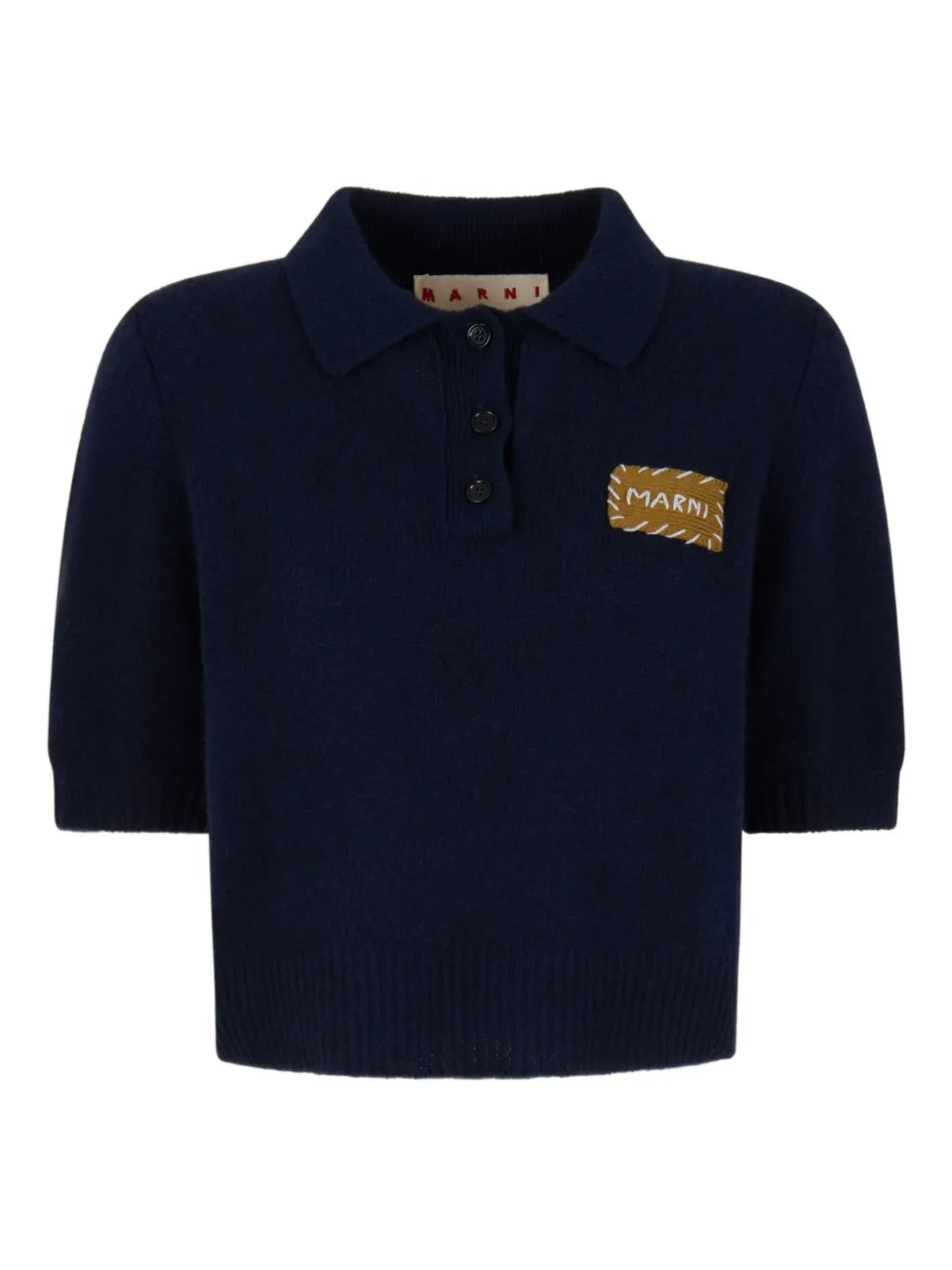 Marni Logo-patch Polo Shirt