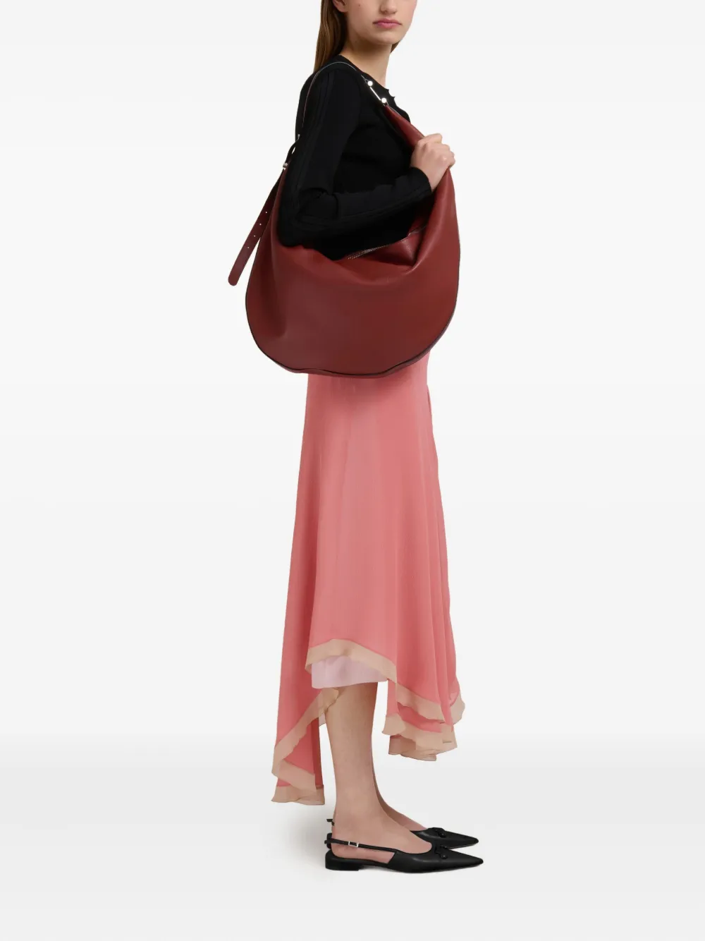 Marni medium Dot shoulder bag - Rood